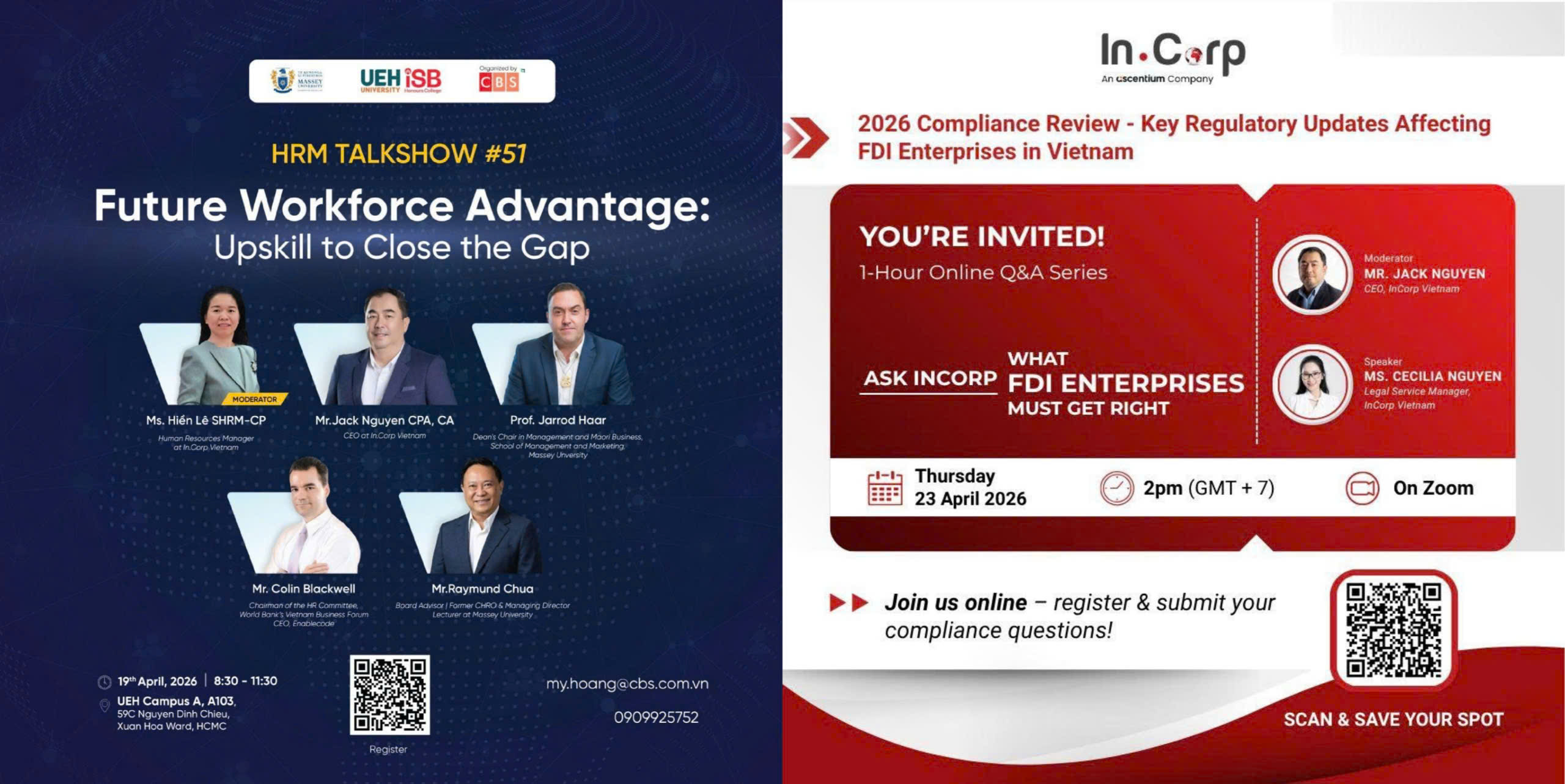 [Member News] InCorp’s Event in April
