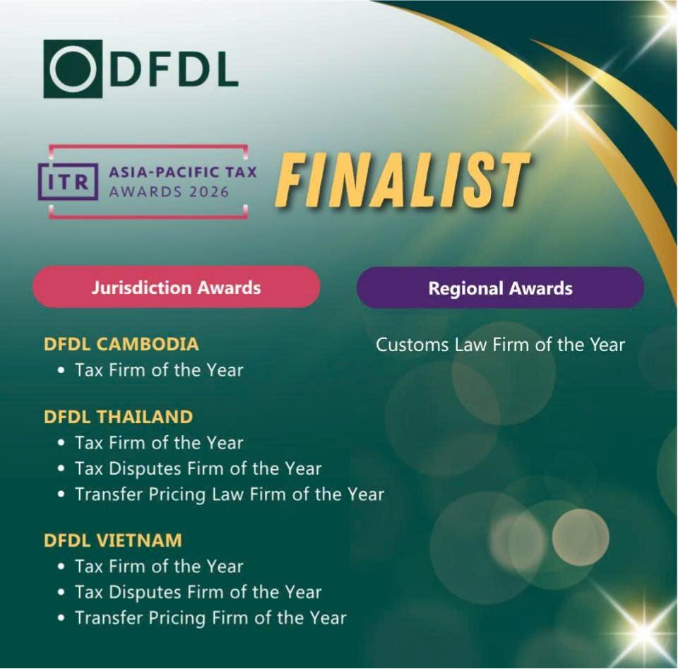 Congratulations to DFDL on ITR Asia-Pacific Tax Awards 2026 Shortlist