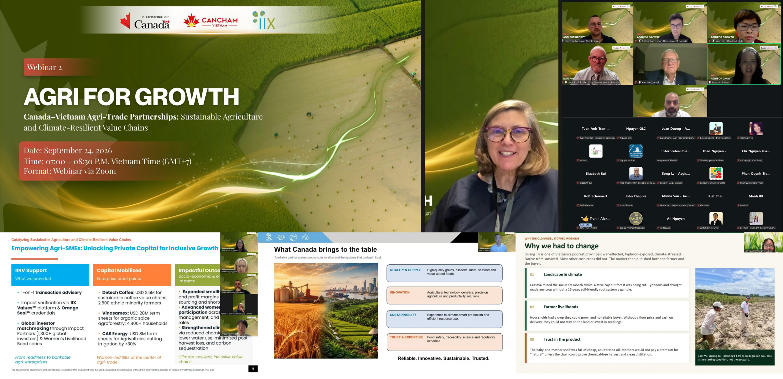 Webinar 2: Agri for Growth: Building Sustainable and Resilient Agri-Food Value Chains