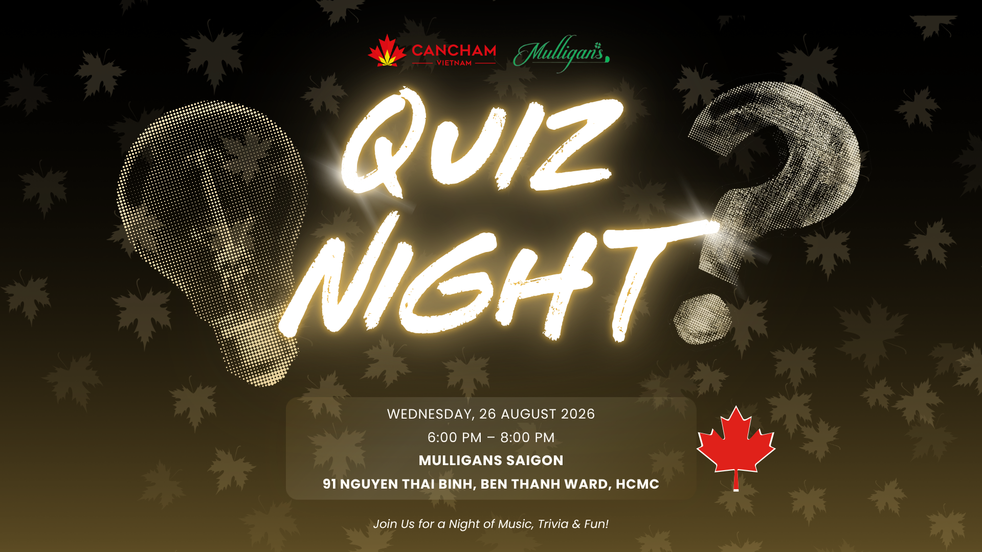 Pub Quiz Night: Trivia, Drinks & Good Vibes at Mulligans Saigon