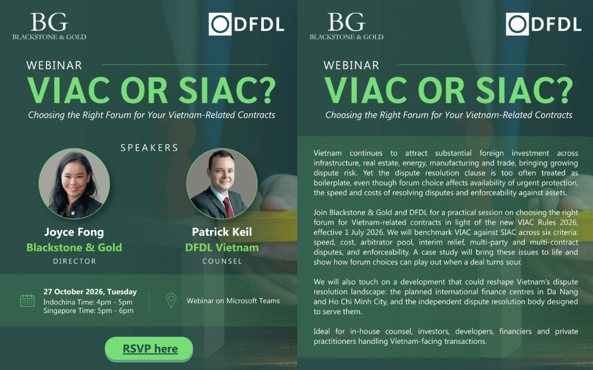 Join DFDL & Blackstone & Gold for a Practical Discussion on VIAC vs. SIAC